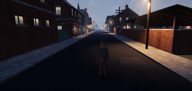 Mill Street on a phone screen, a street at night